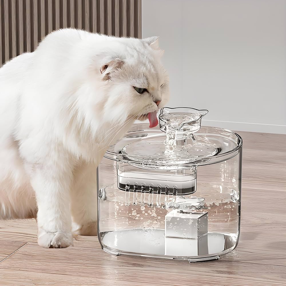 Bebedero automático con filtro para gatos: la solución perfecta para mantener hidratada a tu mascota