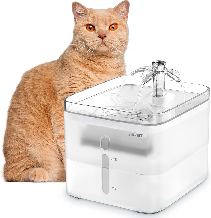 Bebedero automático silencioso para gatos: la solución perfecta para mantener a tu mascota hidratada y feliz