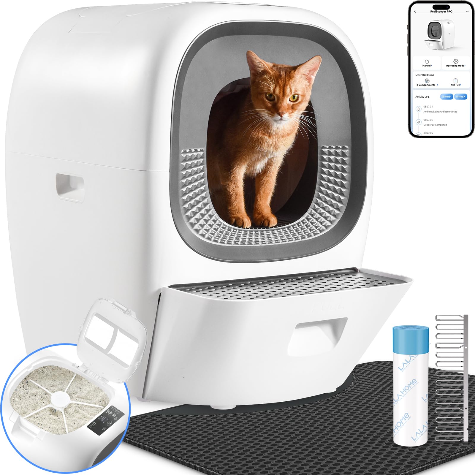 Guía completa de cajas de arena para gatos autolimpiantes: comodidad y limpieza sin esfuerzo